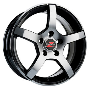 Barzetta Inverno Black Polished 5x114.3 7.5x17