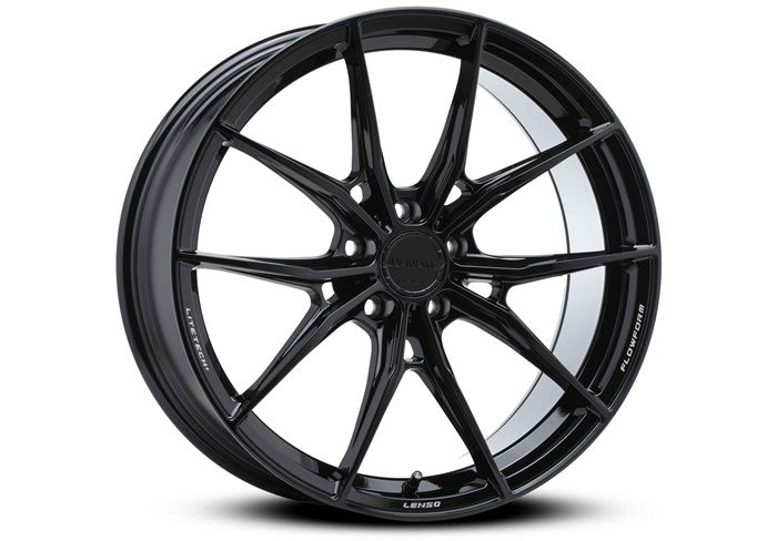 Lenso VENOM VNB(LiteTech+) 8,5×19 5X112 ET40 CB66,6 Glossy black + Laser text