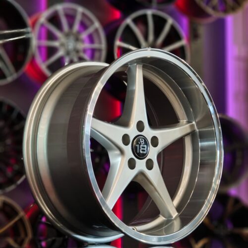 Tomason RL1 8,5×18″ 5×108 ET6 Ø65.1 Silver lip polished Takaveto volvo (70mm huullos)