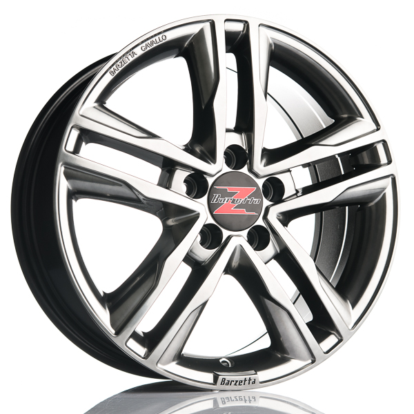 Barzetta Cavallo Hyperblack Pakettiautoihin 5x112 7.5x17