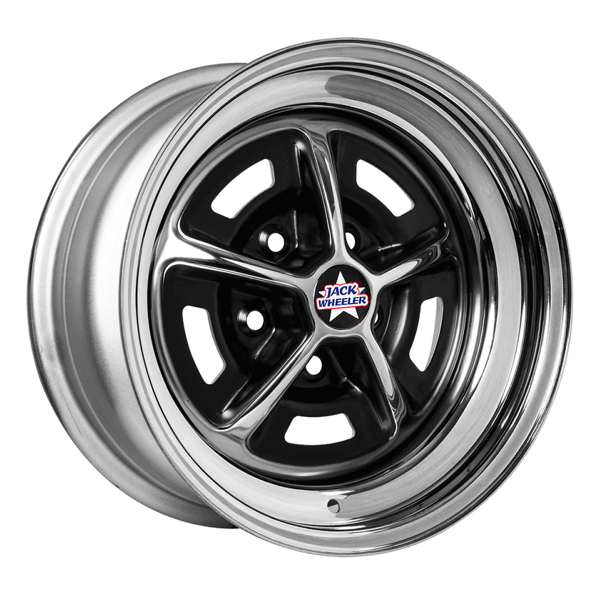 Jack Wheeler Magnum Chrome & Black 5x120.65 7x15